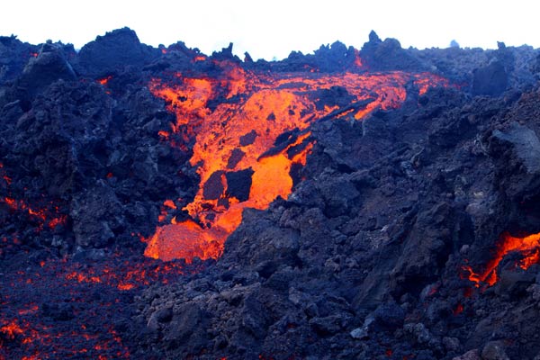 Erupción de volcán islandés