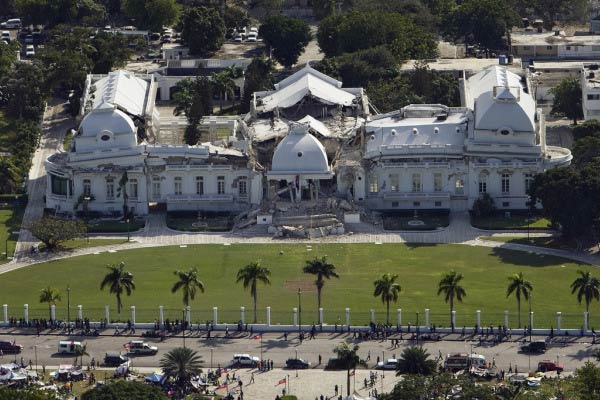 palacio presidencial en Haiti