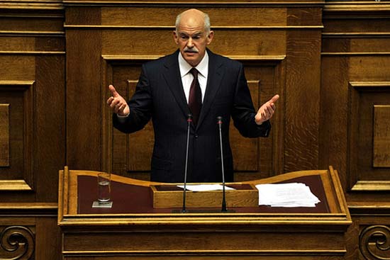 Primer ministro griego George Papandreou