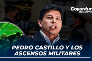 Presidente Castillo y los ascensos militares de 2021