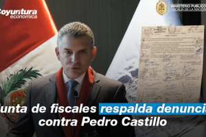 Junta de Fiscales respalda denuncia de Fiscal de la Nación contra Pedro Castillo