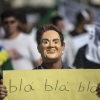 Manifestante enmascarada de Dilma Rousseff